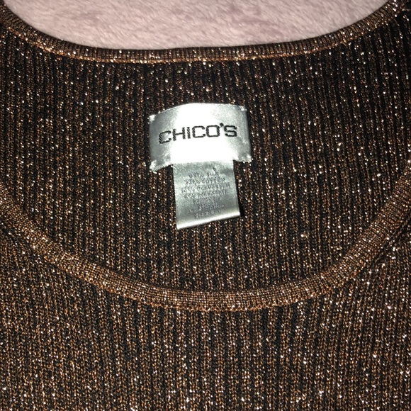 Brand new without tags very sparkly cute Chicos tank F - Picture 4 of 5